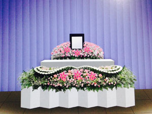一般葬８０花祭壇 01